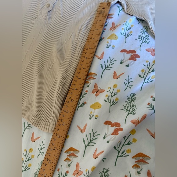 Aerie road trip thermal Henley size large bone beige color - Picture 5 of 8